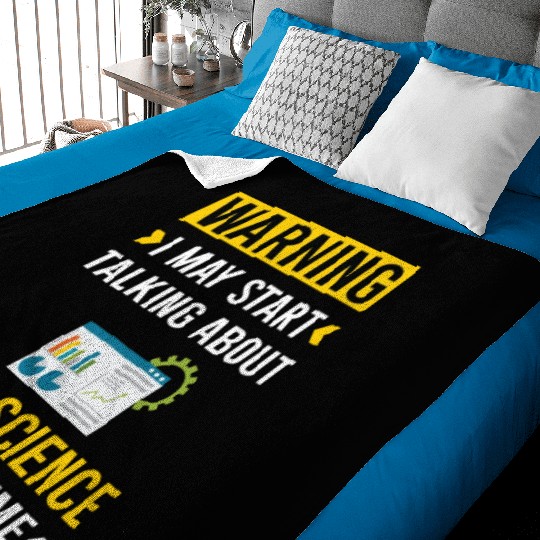 Warning Data Science Baby Blankets