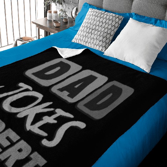 Funny Dad Jokes Expert & Daddy Father's Day Gift Baby Blankets