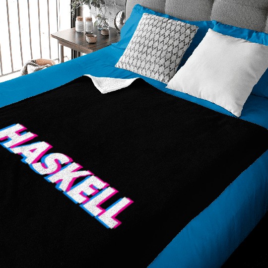 HASKELL Programming Language Funny Programmer Baby Blankets