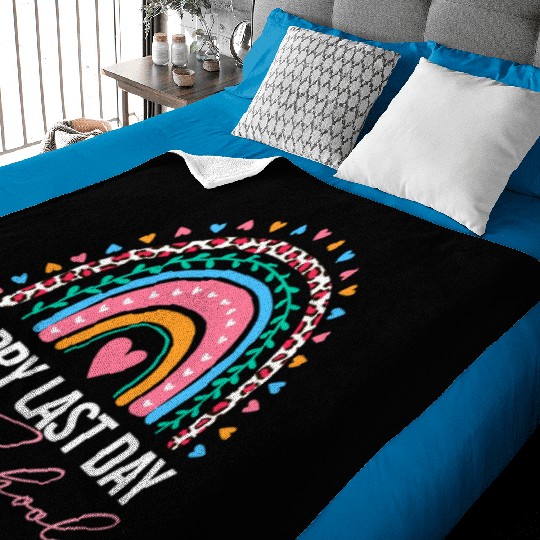 Happy Last Day Of School Teacher Student Summer Baby Blankets