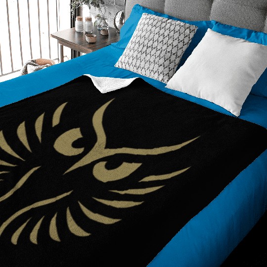 Modern Owl: Abstract, Minimalistic Artistry Baby Blankets