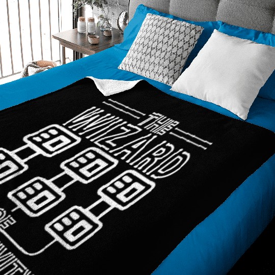 Network Admin The Wizard Of Connectivity Baby Blankets