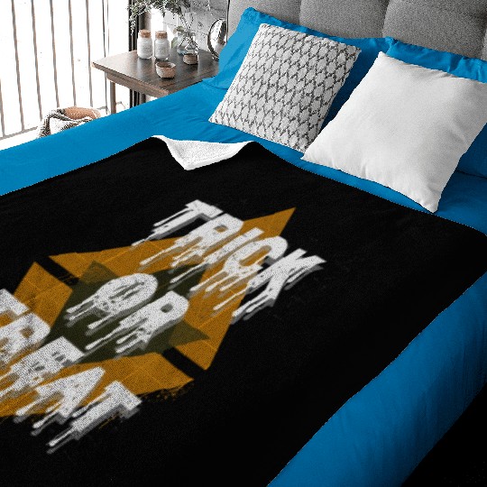 Dark Gray Grunge Trick Or Treat Vintage Aesthetic Baby Blankets