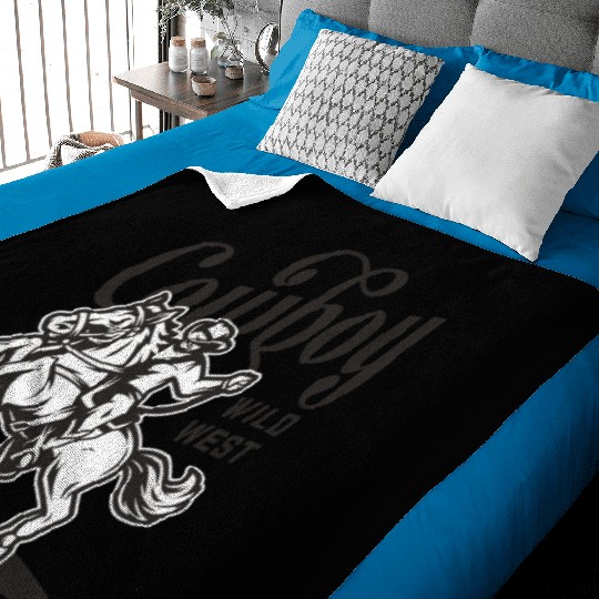 Cowboy Wild West Baby Blankets