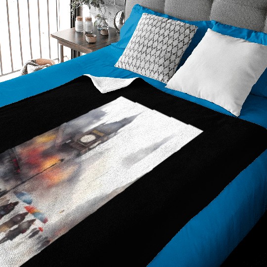 Good times in London Baby Blankets