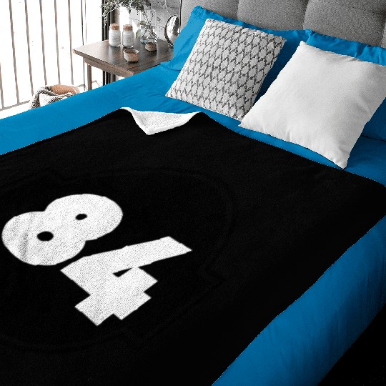 Congratulations 84 Years Old - Number Eighty-Four Baby Blankets