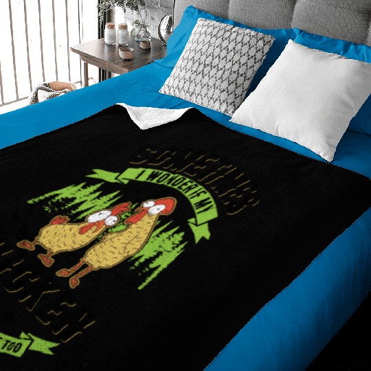 Chickens Chicken Farm Farmer Baby Blankets