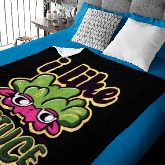 I Like Lettuce Baby Blankets