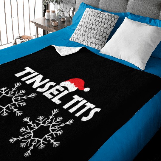 Tinsel Tits Baby Blankets