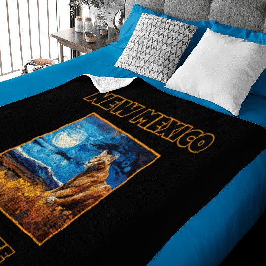 New Mexico - Cougar Baby Blankets