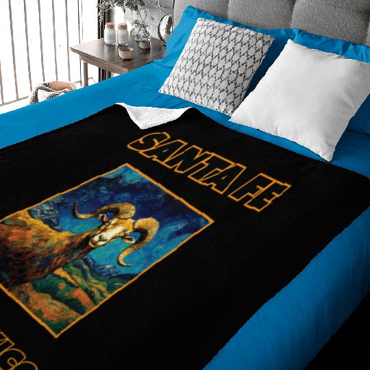 New Mexico - Big Horn Sheep Baby Blankets