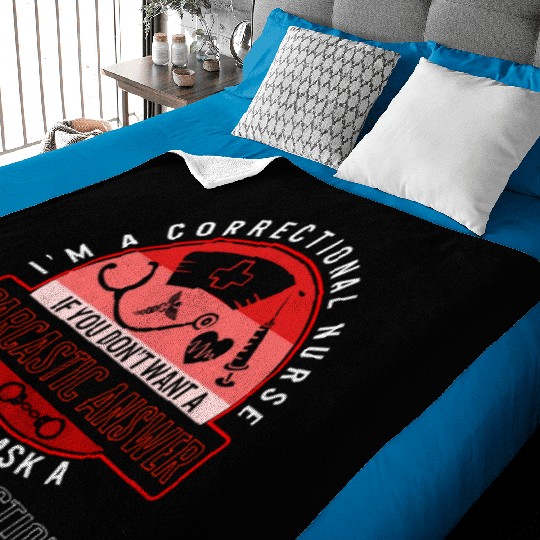 Nurse Baby Blankets, I'm A Correctional Nurse Hand Cuffs