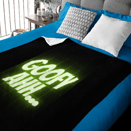 Gooeey Green Goofy Ahh Baby Blankets