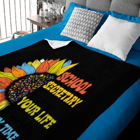 I became a school secretary Baby Blankets