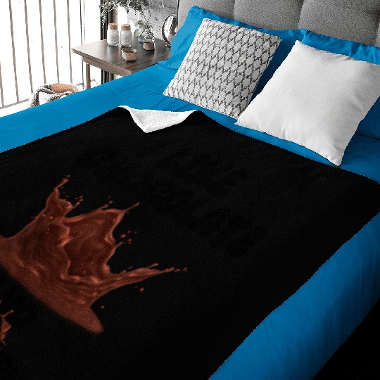 I Like Chocolate and Maybe 3 People Baby Blankets