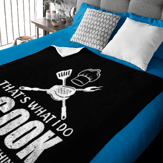 Chef Cook Gifts I Cook I Know Things Baby Blankets