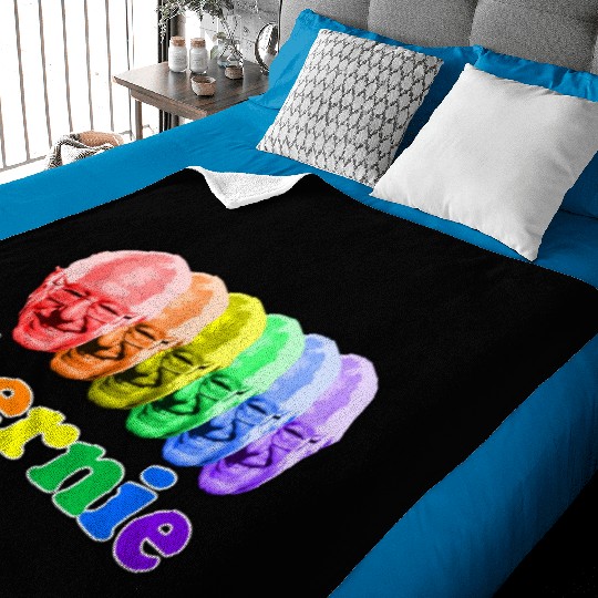 Rainbow Bernie Sanders Baby Blankets