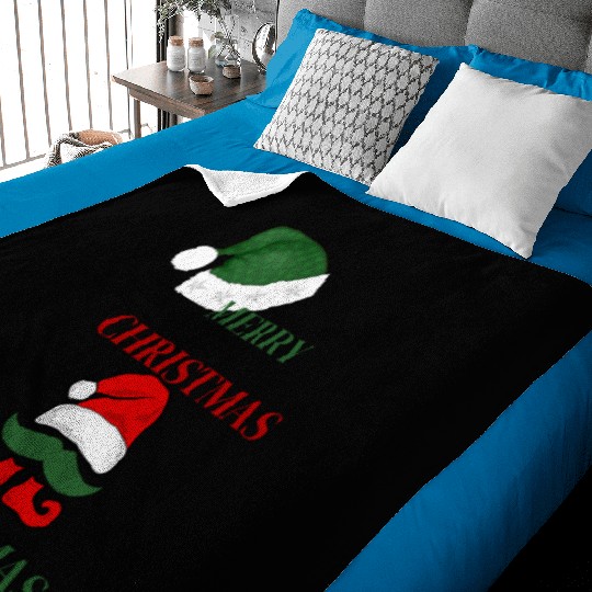 Elf Merry Christmas Baby Blankets