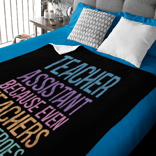 Teacher Assistant Baby Blankets