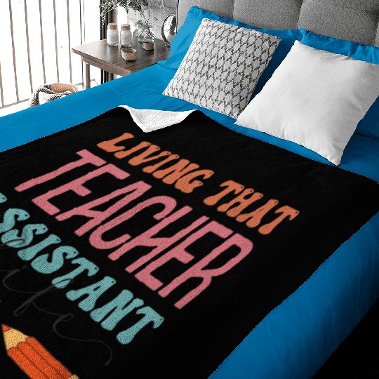 Teacher Assistant Baby Blankets