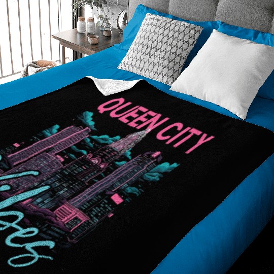 Charlotte North Carolina USA America United States Baby Blankets