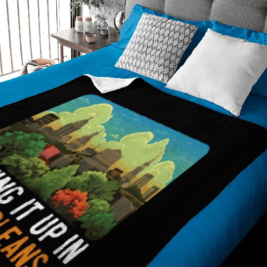 New Orleans Louisiana USA America United States Baby Blankets