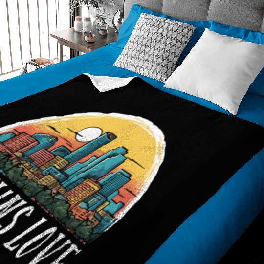 New Orleans Louisiana USA America United States Baby Blankets