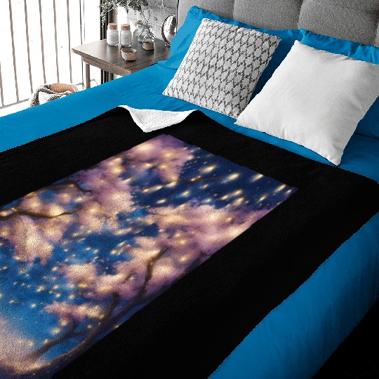 Cherry Blossom Tree Party Baby Blankets