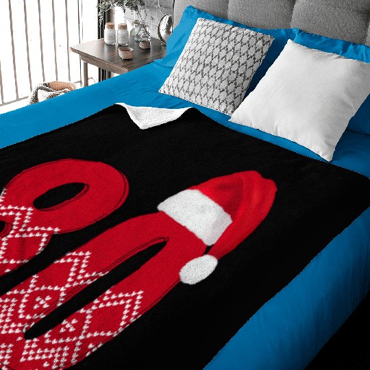 80th Birthday - Congratulations Number Eighty! Baby Blankets