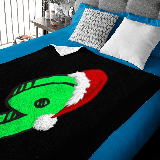 Age 9 Christmas Hat - Number Nine Baby Blankets