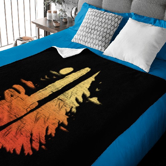 Lumberjack gift for woodworkers chainsaw wood Baby Blankets