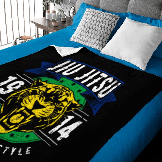 Brazilian Jiu Jitsu 1914 Jaguar head BJJ gift Baby Blankets