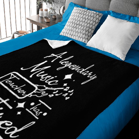 A legendary music teacher has retired Baby Blankets