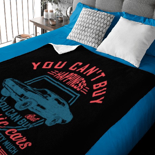 Classic Car Baby Blankets