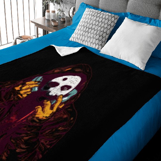 Ghostface Phone Call Baby Blankets