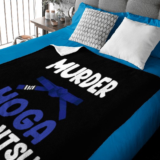 Murder Yoga Jiu Jitsu Karate Boxing Muay Thai Baby Blankets