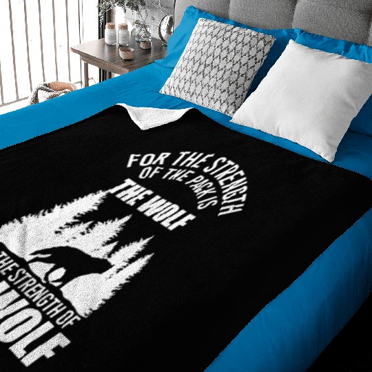 Werewolf Animal Nature Predator Baby Blankets