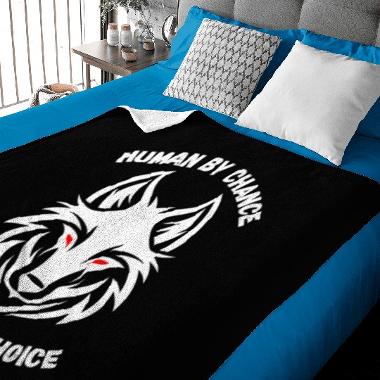 Human By Chance Alpha By Choice Alpha Wolf Baby Blankets