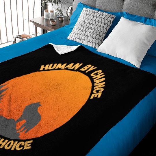 Human By Chance Alpha By Choice Alpha Wolf Baby Blankets