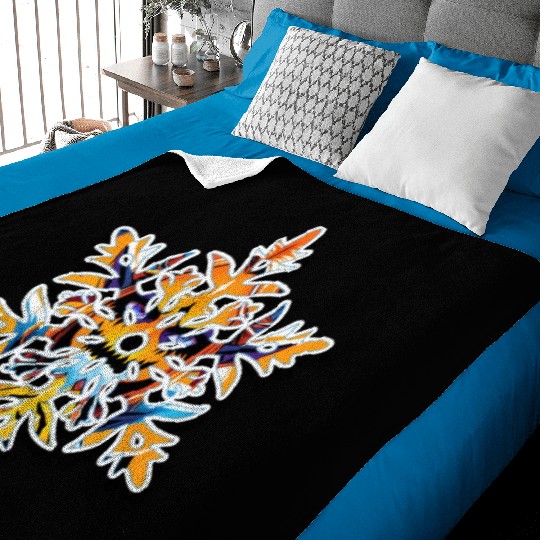 Snow flake kid Baby Blankets