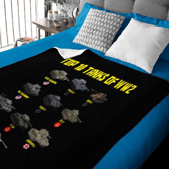 Top 10 Tanks Of World War II Military Tanks Of WW2 Baby Blankets