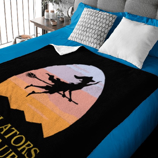 Regulators Mount Up, Funny Halloween Witch Baby Blankets