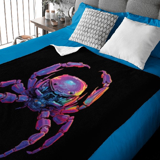 Robo-crab Baby Blankets