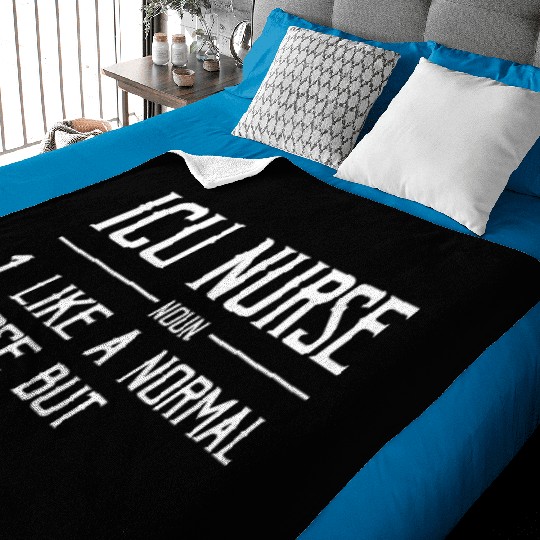 Registered Nurse RN Medical Hospital Healthcare Baby Blankets