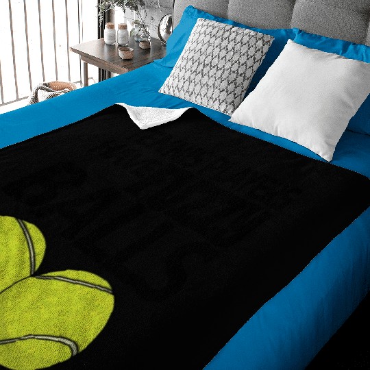 Tennis Players Have Fuzzy Balls Baby Blankets