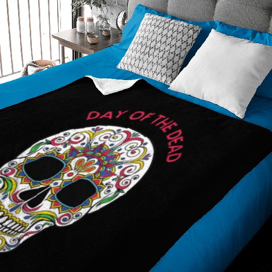 Day of the Dead Baby Blankets