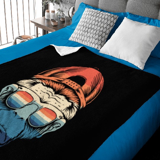 Cheeky Chic: Monkey Face Apparel Baby Blankets