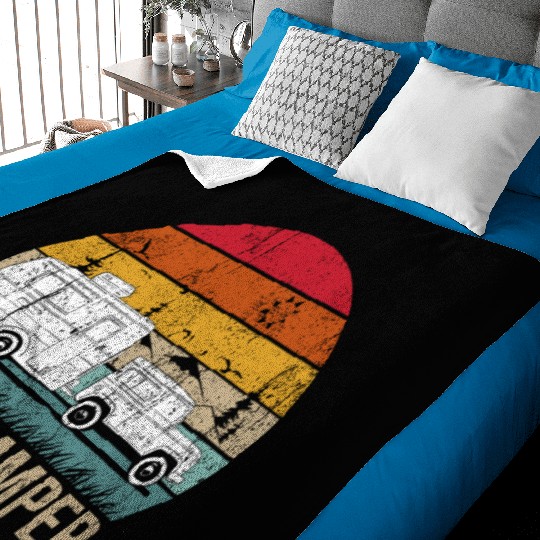 Happy Camper Baby Blankets