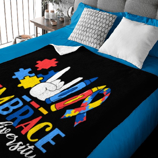 Embrace Neurodiversity ABA Therapist Behavioral Baby Blankets