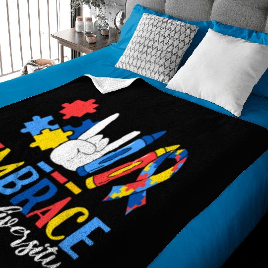 Embrace Neurodiversity ABA Therapist Behavioral Baby Blankets